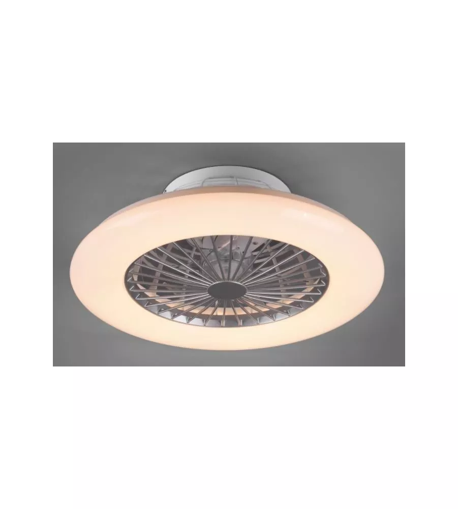 Ventilatore da soffitto "stralsund" con led incluso Ø50 cm, 30w